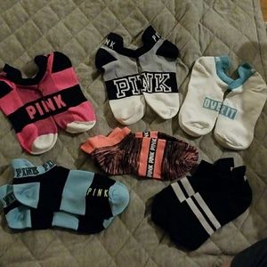 VS Ultimate Pink socks, 6 pairs nylon drifit